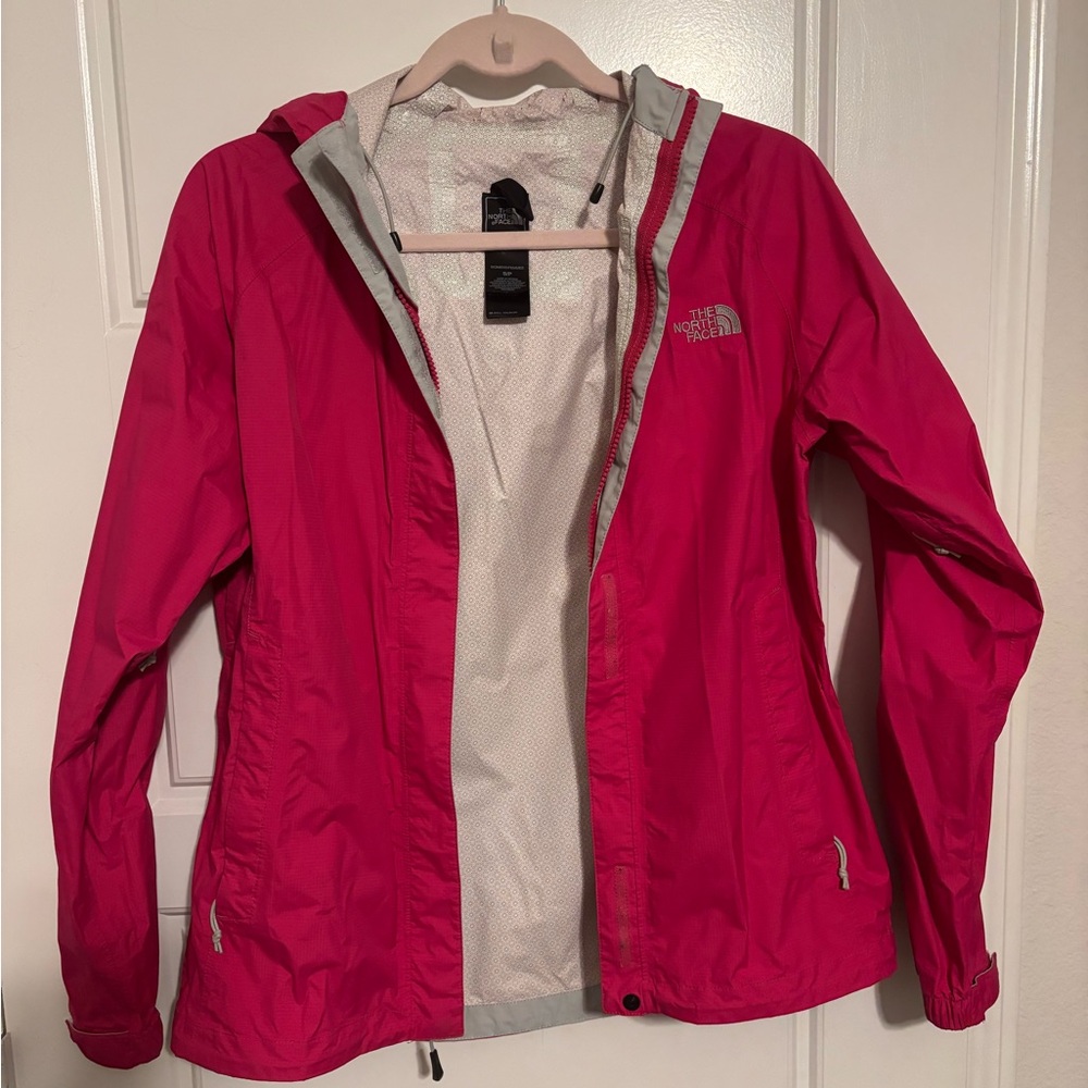 The North Face Women's Pink Hooded Shell Jacket